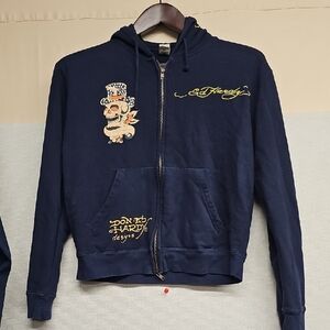 ED HARDY FULL ZIP HOODIE BFPM-02-043